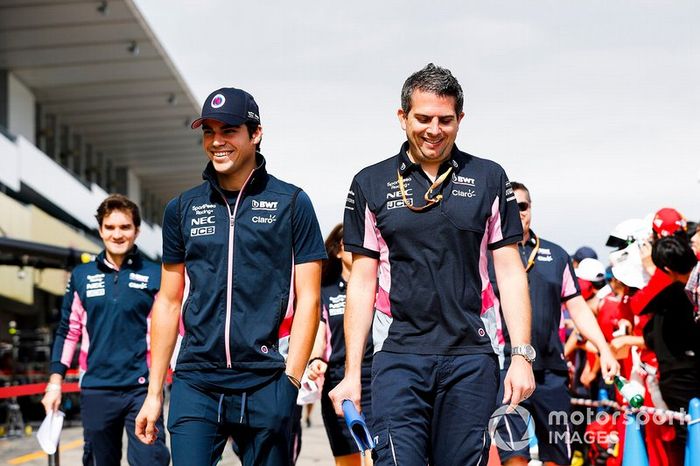 Lance Stroll, Racing Point, recorre la pista