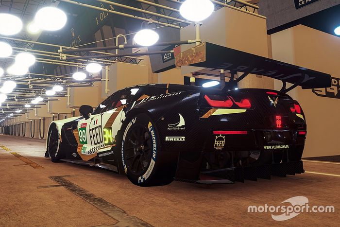 #99 Feed Racing Corvette C7.R: Simon Pilate, Theo Pourchaire, Axel Petit, Alexandre Vromant