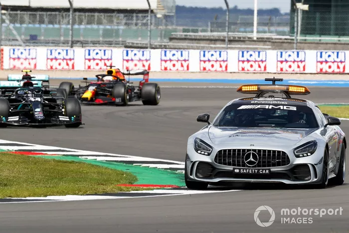 Safety Car, Lewis Hamilton, Mercedes F1 W11, Valtteri Bottas, Mercedes F1 W11, Max Verstappen, Red Bull Racing RB16