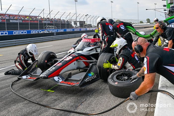 David Malukas, Dale Coyne Racing con parada en boxes de HMD Honda
