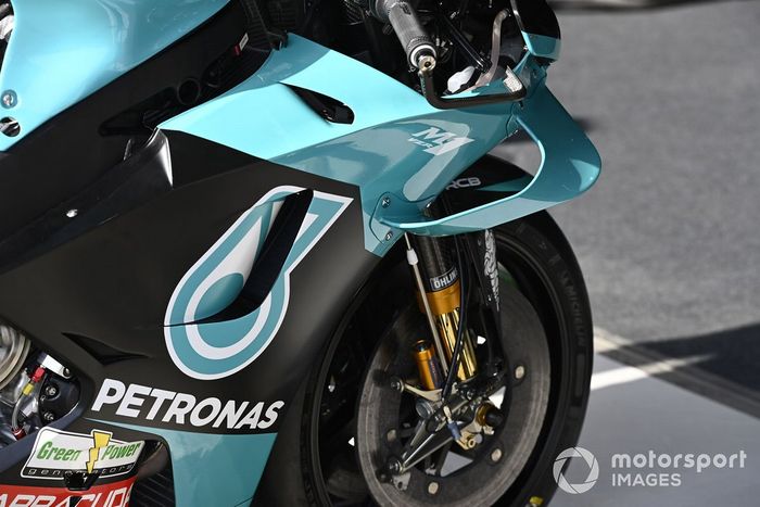 Detalle de la moto de Petronas Yamaha SRT