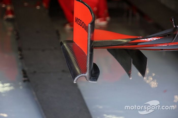 Detalle técnico de Ferrari