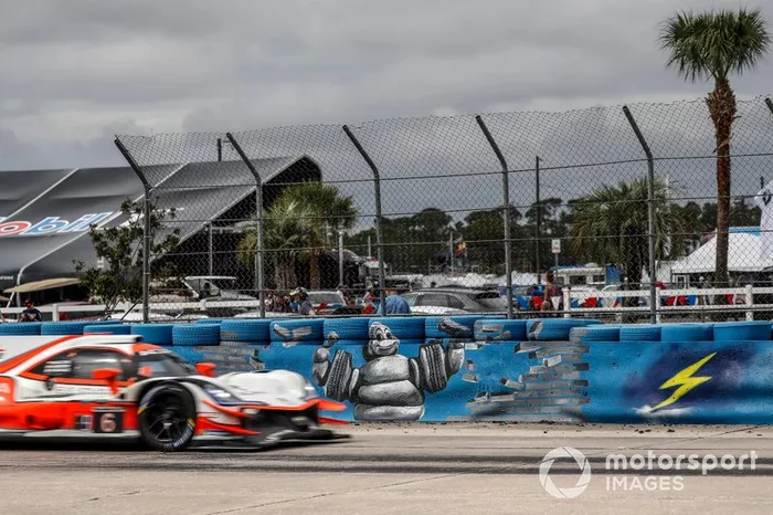 Michelin Man with #6 Acura Team Penske Acura DPi, DPi: Juan Pablo Montoya, Dane Cameron, Simon Pagenaud