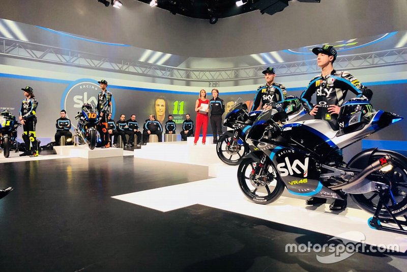 Atmosfera alla presentazione dello Sky Racing Team VR46