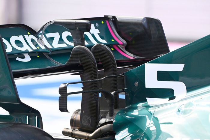 Detalle del Aston Martin AMR21