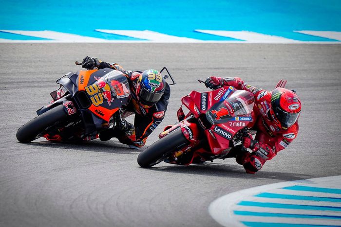 Francesco Bagnaia, Equipo Ducati, Brad Binder, Red Bull KTM Factory Racing