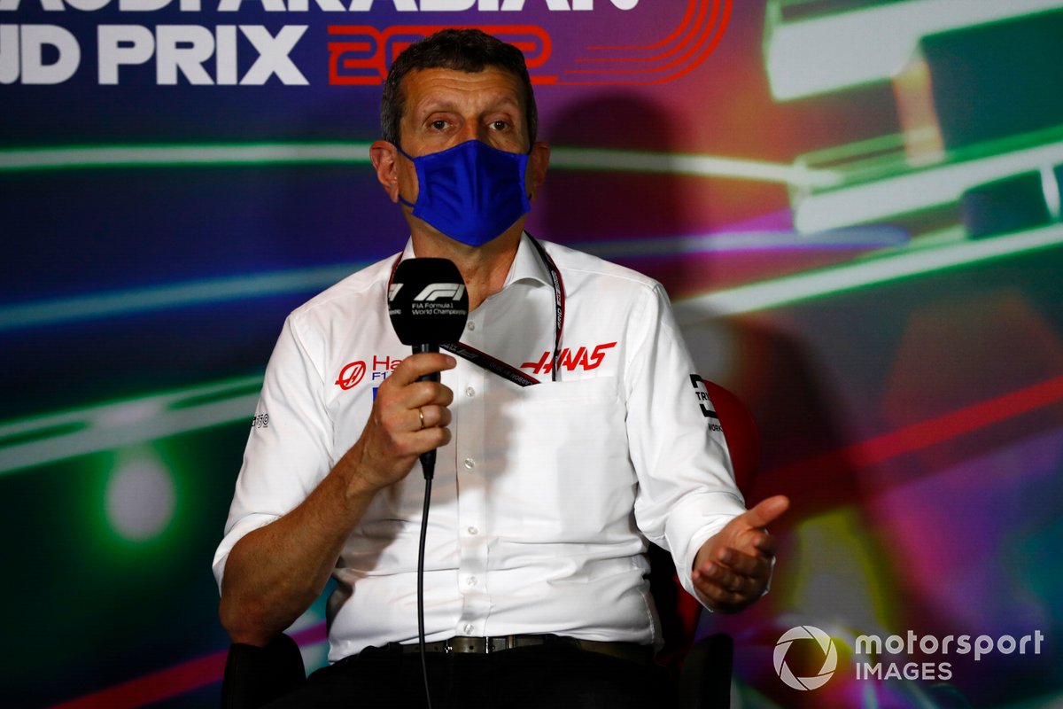 Guenther Steiner, Team Principal, Haas F1, in the Press Conference 