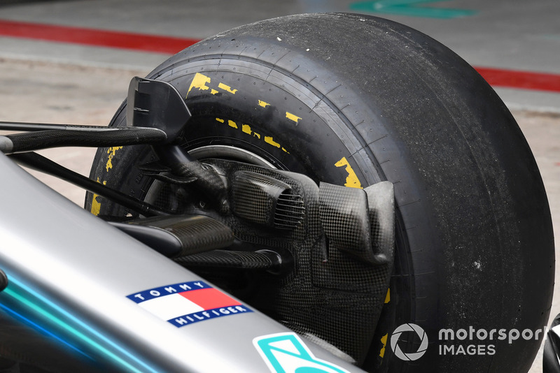 Mercedes-AMG F1 W09 EQ Power+ brake duct detail
