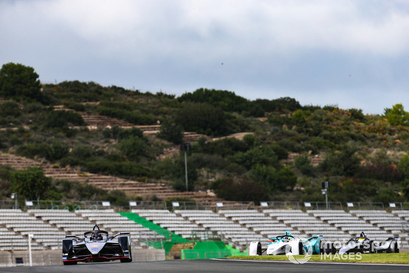 Sébastien Buemi, Nissan e.Dam, Nissan IMO1 Tom Dillmann, NIO Formula E Team, NIO Sport 004, Oliver Rowland, Nissan e.Dams, Nissan IMO1