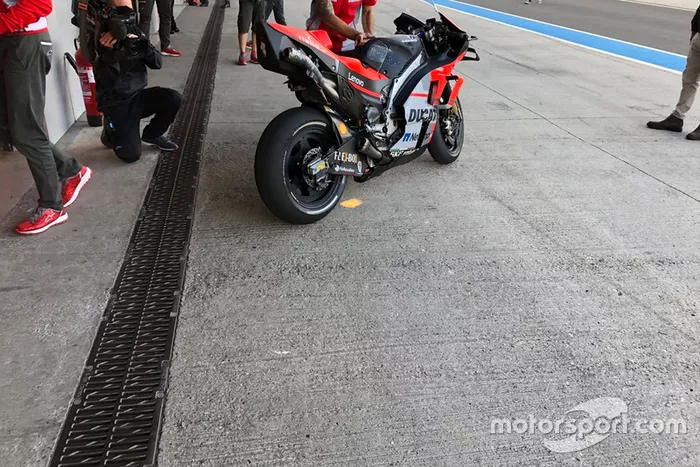 Nueva llanta trasera de Ducati