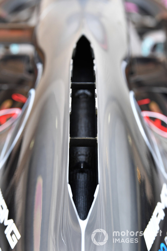 Capot moteur de la Mercedes-AMG F1 W09
