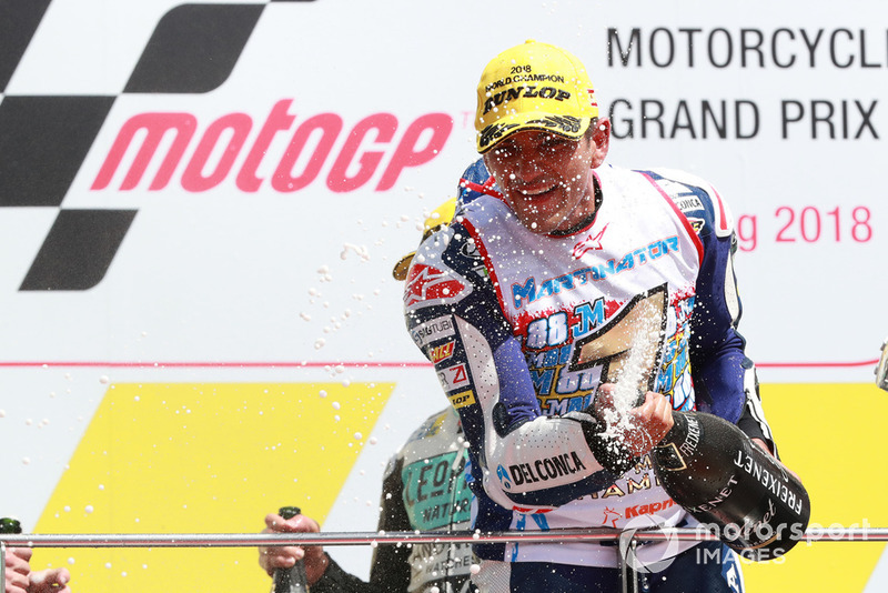 Le Champion du monde Moto3 2018, Jorge Martín