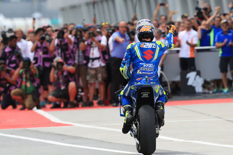 Second place Alex Rins, Team Suzuki MotoGP