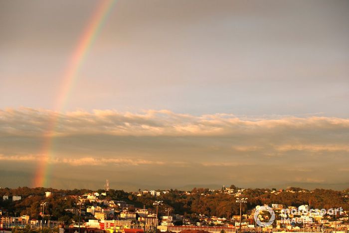 Un arcoíris sobre Sochi