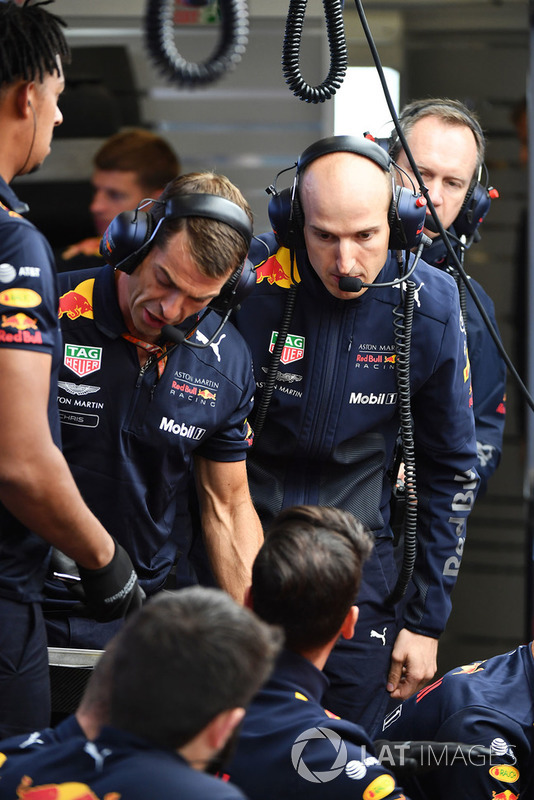Red Bull Racing mechanics
