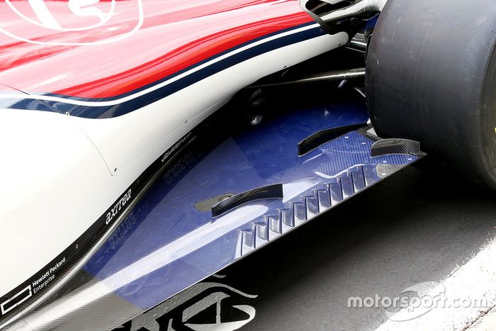 Suelo del Sauber C37