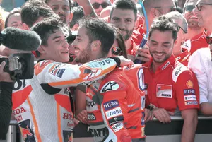 Marc Marquez, Repsol Honda Team, Andrea Dovizioso, Ducati Team