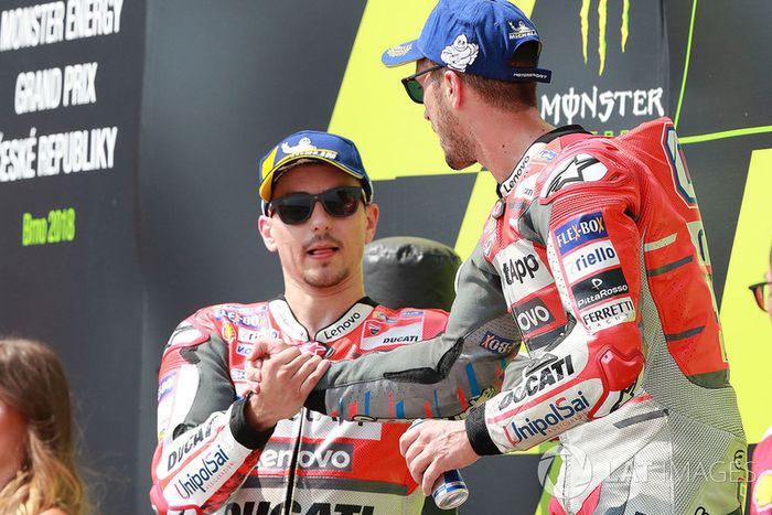 Andrea Dovizioso, Ducati Team, Jorge Lorenzo, Ducati Team