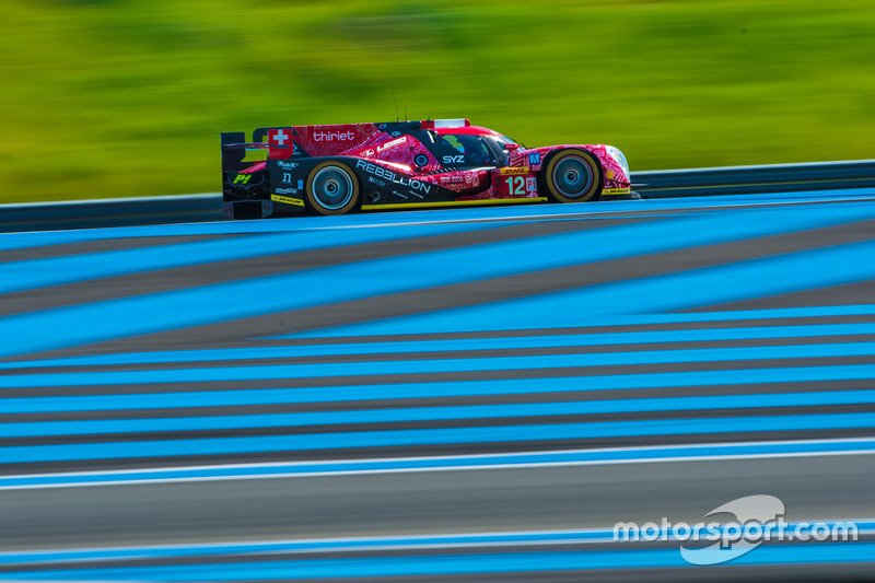 #12 Rebellion Racing, Rebellion R-One AER: Nicolas Prost, Nick Heidfeld, Nelson Piquet Jr.