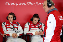 Oliver Jarvis, André Lotterer, Dr. Wolfgang Ullrich , Audi Sport Team Joest