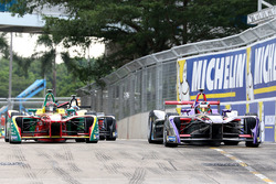 José María López, DS Virgin Racing; Daniel Abt, ABT Schaeffler Audi Sport