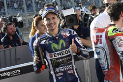 Derde plaats Jorge Lorenzo, Yamaha Factory Racing