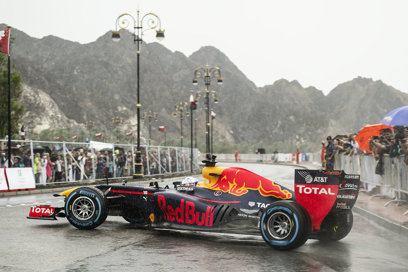 David Coulthard, Red Bull Racing durante uno show run in Oman