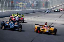 Ed Carpenter, Ed Carpenter Racing Chevrolet, Ryan Hunter-Reay, Andretti Autosport Honda
