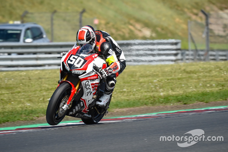 #50 Team April Moto Motors Events, Honda CB R1000 RR: Gregory Leblanc, GrÈgory FastrÈ, Matthieu Lagrive