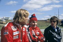 James Hunt, Teddy Mayer and Bernie Ecclestone