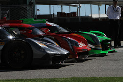 Tequila Patrón ESM Nissan DPi, Action Express Racing Cadillac DPi; Mazda Motorsports Mazda DPi