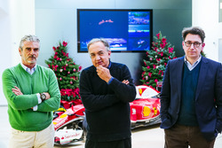 Мауріціо Аррівабене, керівник команди Scuderia Ferrari, Серджіо Маркіонне, президент і виконавчий ди