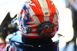 Le casque de Nicky Hayden, Honda World Superbike Team