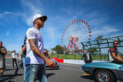 Lewis Hamilton, Mercedes AMG F1 on the drivers parade