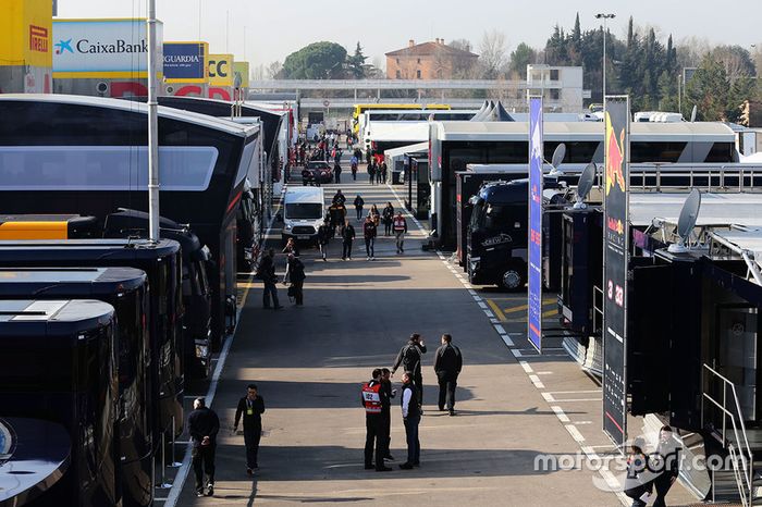 Ambiente en el paddock