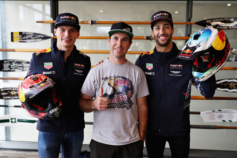 Daniel Ricciardo, Red Bull Racing; Max Verstappen, Red Bull Racing