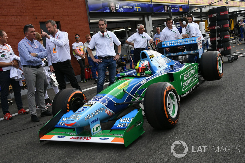 Mick Schumacher im Benetton B194-5