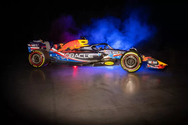 Red Bull RB19, livrée du GP des États-Unis