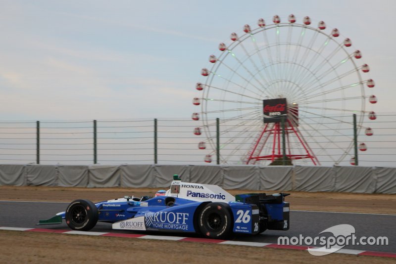 佐藤琢磨と、アンドレッティ・オートスポートのインディ500優勝マシン