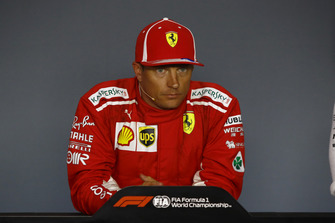 Kimi Raikkonen, Ferrari in press conference