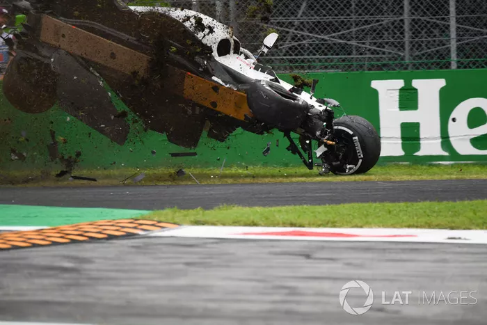 L'accident de Marcus Ericsson, Sauber C37 
