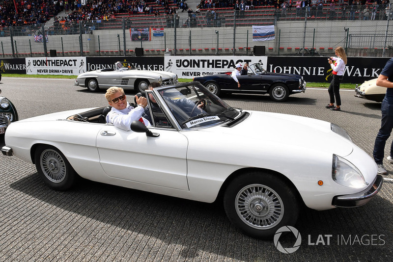 Marcus Ericsson, Sauber on the drivers parade