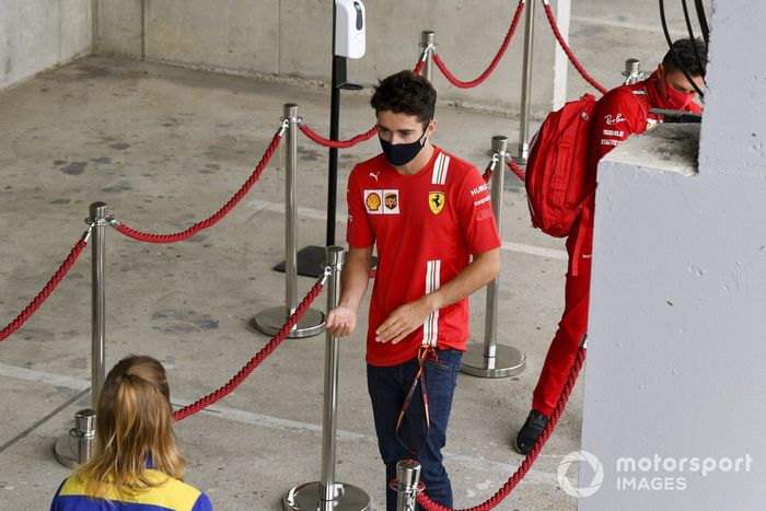 Charles Leclerc, Ferrari arrives