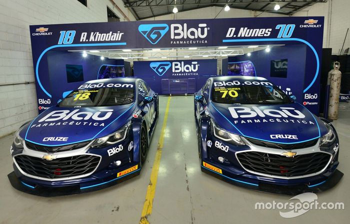 Apresentação dos novos carros da Blau Motorsport