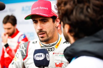 Lucas Di Grassi, Audi Sport ABT Schaeffler being interviewed by the media