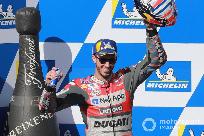 Подіум: третє місце Андреа Довіціозо, Ducati Team