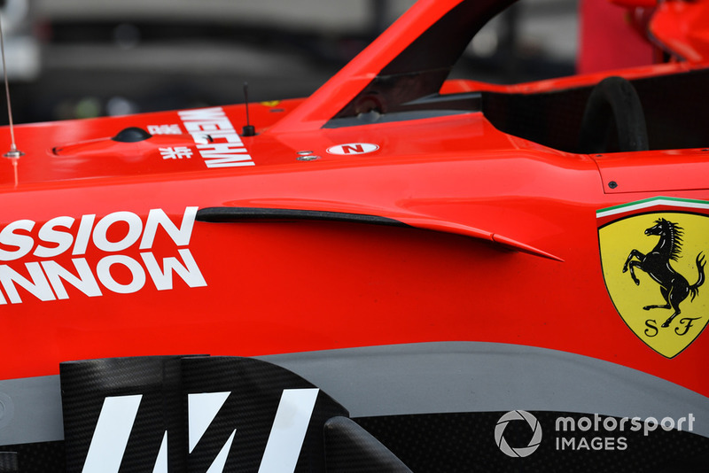 Ferrari SF71H nose aero detail