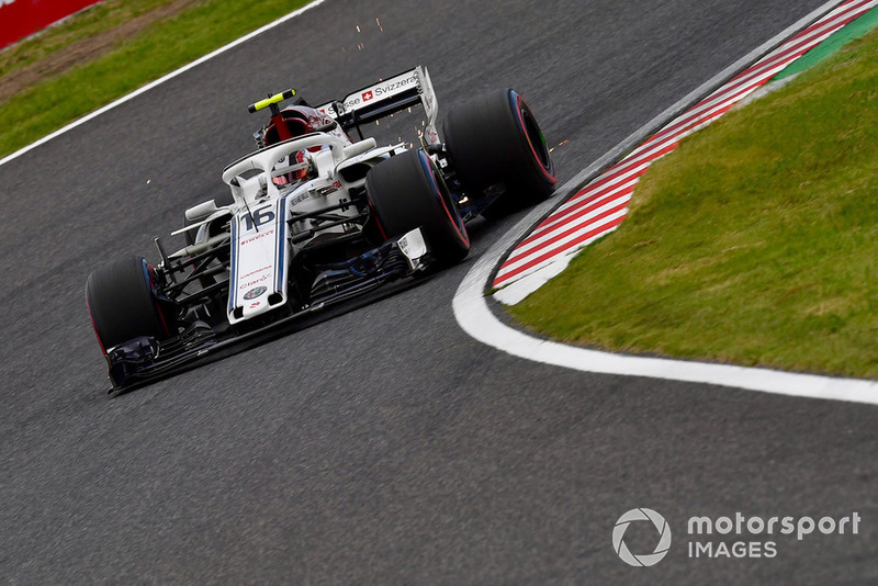 Charles Leclerc, Sauber C37 sparks