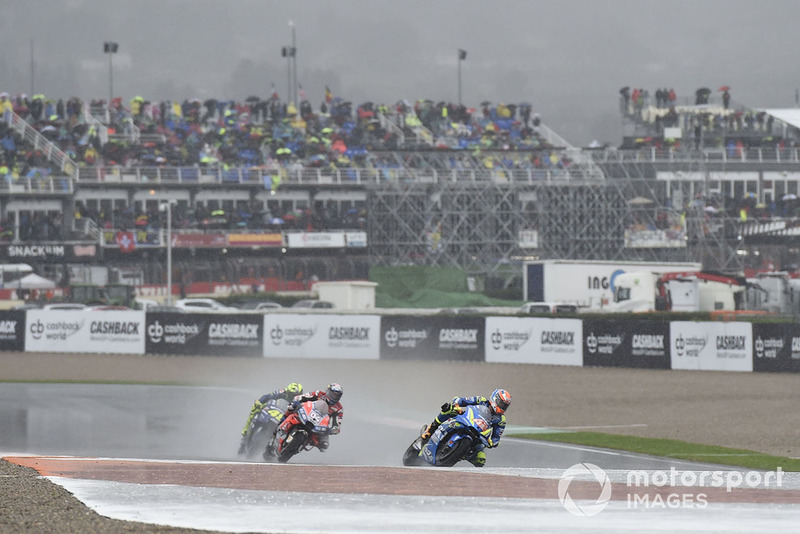 Алекс Рінс, Team Suzuki MotoGP, Андреа Довіціозо, Ducati Team, Валентино Россі, Yamaha Factory Racing