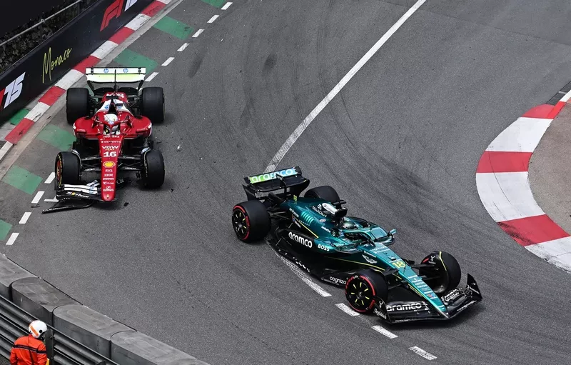 Charles Leclerc, Ferrari, Lance Stroll, Aston Martin Racing